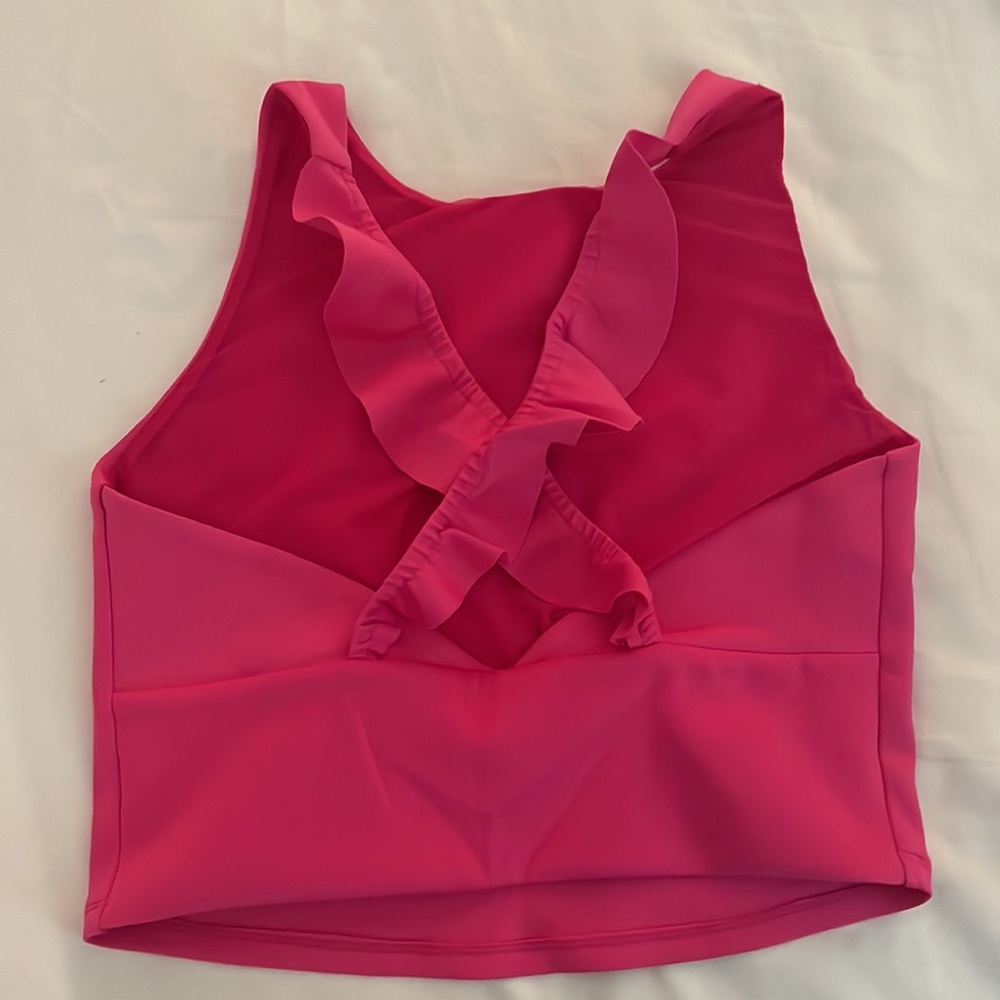 Carbon 38 Workout Ruffle Top - Picture 2 of 8